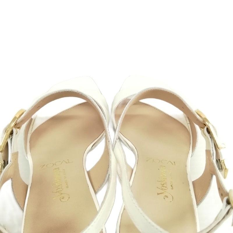 S ハードボイルド XX (ne-yさん購入用) 銀座ヨシノヤ Yoshinoya ZOCAL 美品 ストラップ サンダル パテント