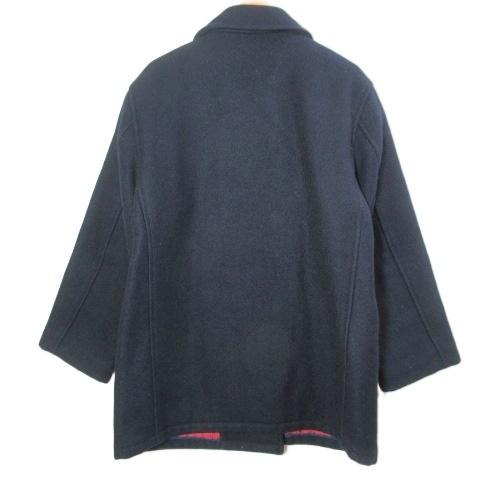 キースKEITHグレー ウール ピーコート 5つボタン極美品♡ キース KEITH ウール ピーコート Pコート 中綿 裏キルティング 紺