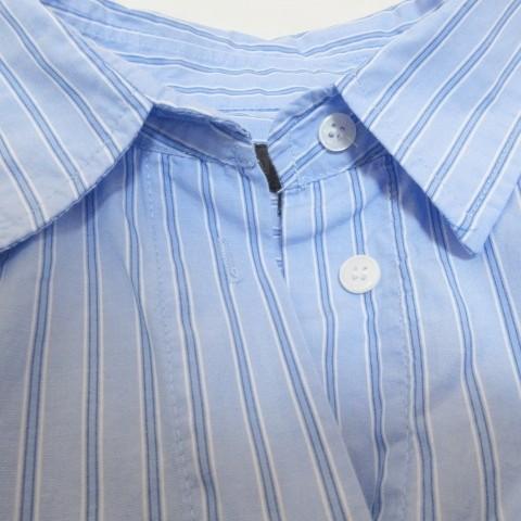 ZARA（ザラ） 美品 オーバーサイズストライプポプリンシャツ 長袖