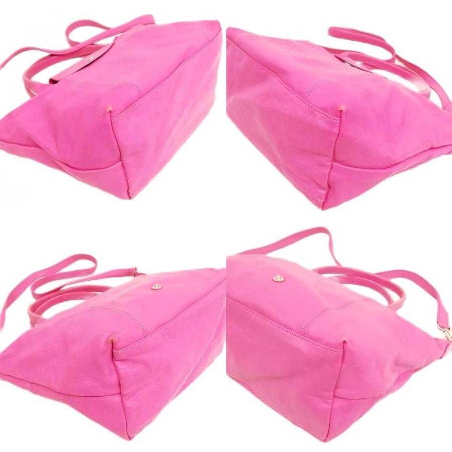 【中古】ロンシャン LONGCHAMP 1512 737 168 ル プリアージュ キュイール ショルダーバッグ レザー ピンク レディース LONGCHAMP（ロンシャン） LONGCHAMP 1512 737 168 ル プリアージュ
