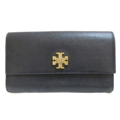 TORY BURCH（トリーバーチ） 長財布 小銭入れあり ターンロック 黒 