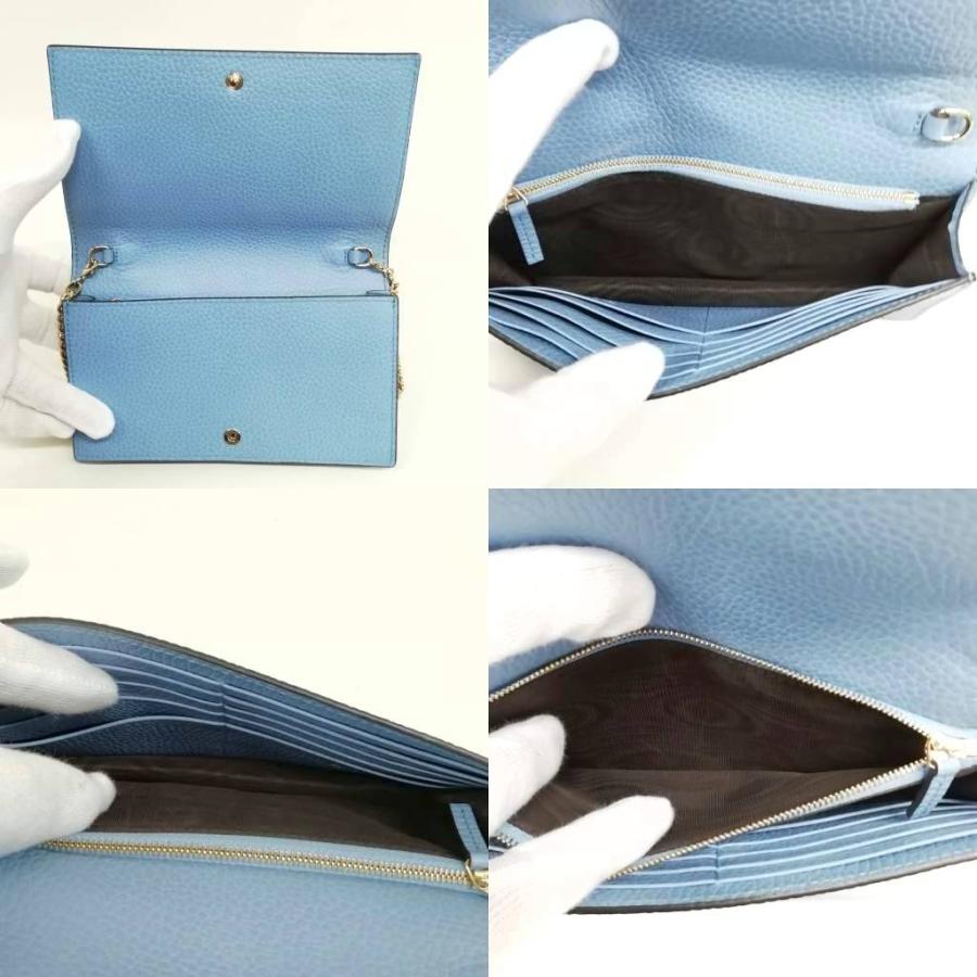 GUCCI グッチ 466506 インターロッキングG レザー チェーン ショルダー