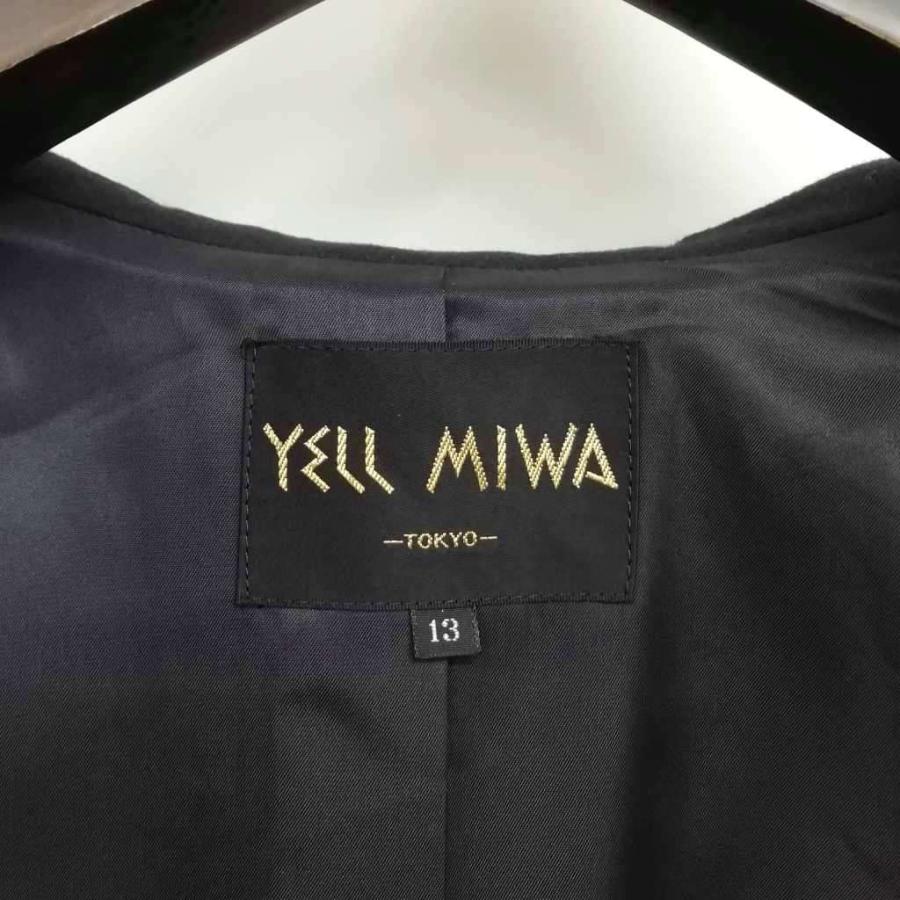 エールミワ YELL MIWA カシミヤ ロングコート オーバーコート ダブル 