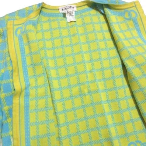 エスカーダ ESCADA MARGARETHA LEY ヴィンテージ ニットジャケット 