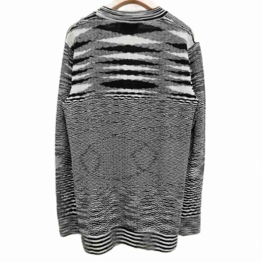 ミッソーニ MISSONI ニットカーディガン Vネック ロングスリーブ 総柄