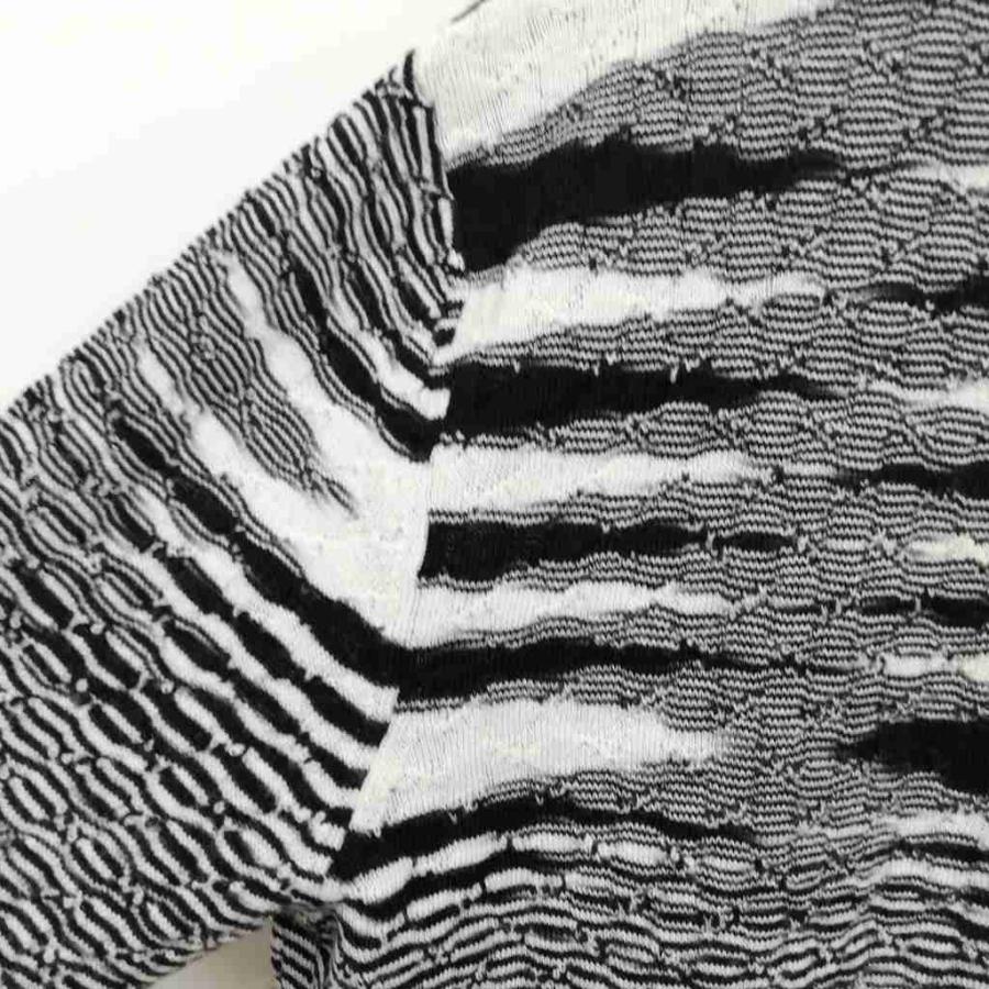 ミッソーニ MISSONI ニットカーディガン Vネック ロングスリーブ 総柄
