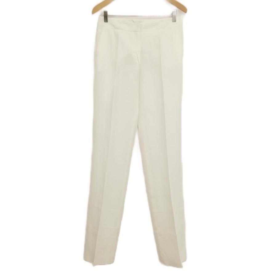 Max Mara（マックスマーラ） 白タグ リネン ワイド ストレート  