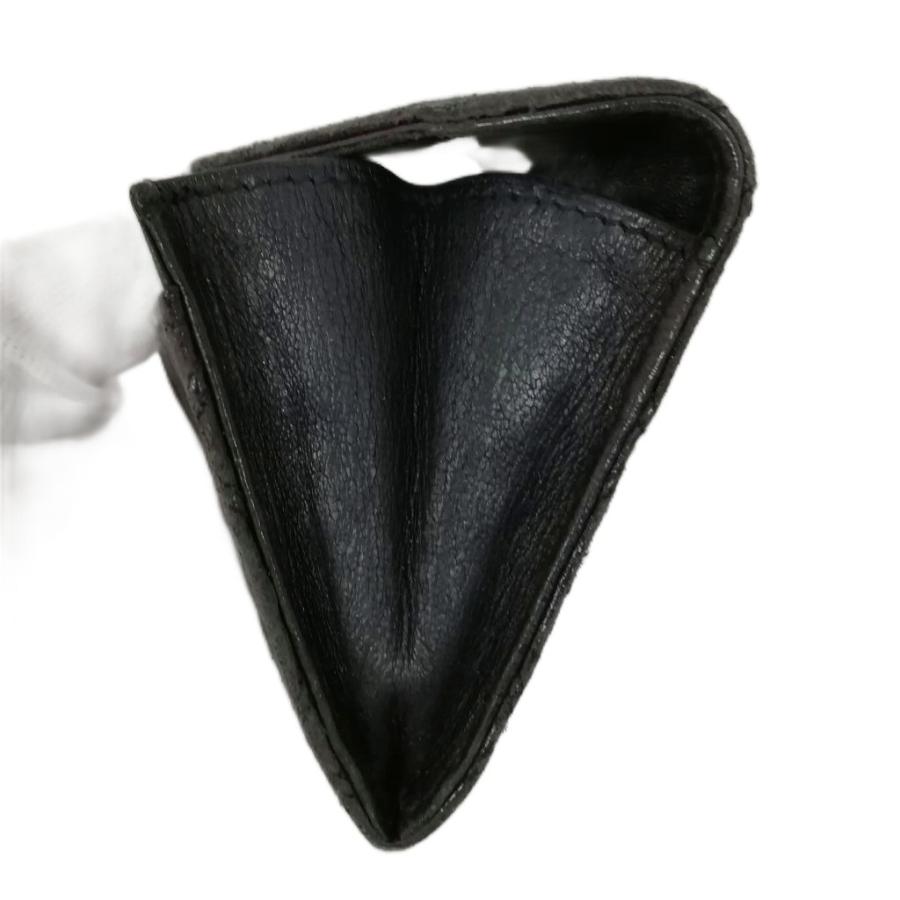 シャネル ビコローレ ラムスキン 黒 ミニ財布 カードケース ケース