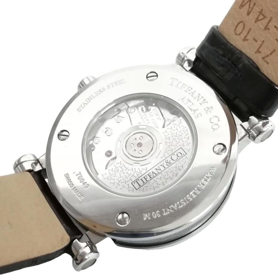 ティファニー TIFFANY & CO. アトラス 自動巻き 腕時計 レザーベルト