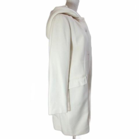 UNTITLED（アンタイトル） ウールアンゴラ混 コート ノーカラー 2WAY