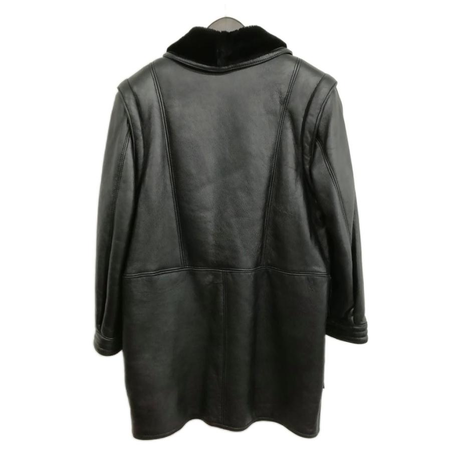 【希少】フランス製 ムートンレザーコート 羊革 本革 58サイズ ミレーユ グラニエ mireille granier フランス製 ユーロヴィンテージ