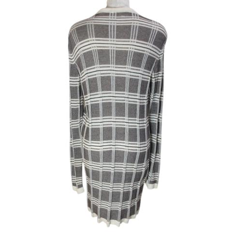 最高級ライン 白タグ 美品 マックスマーラ パッチワーク ロングカーディガン M Max Mara（マックスマーラ） 白タグ ニットカーディガン ロング