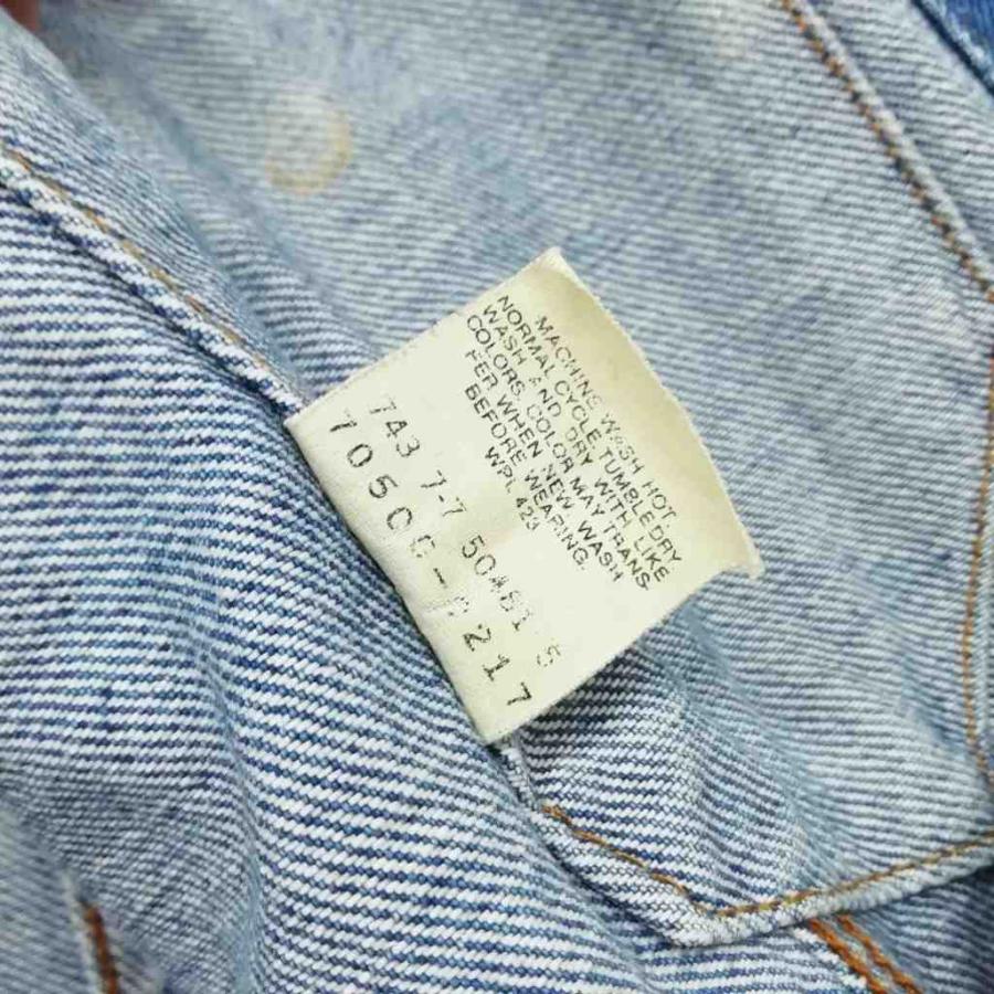 Levi's（リーバイス） Levi's 70506-0217 USA製 80s 87年製 ボタン裏