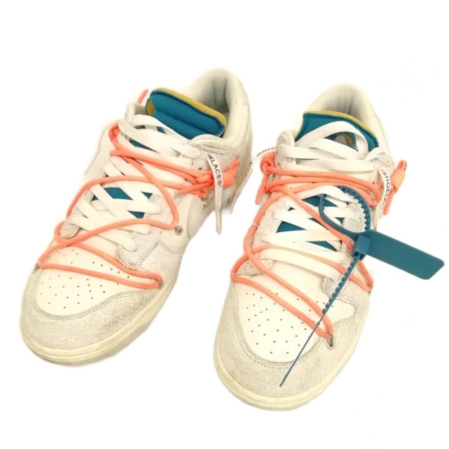 国内正規品 ナイキ  オフホワイト 28センチ NIKE（ナイキ） × オフホワイト OFF-WHITE DJ0950-119 DUNK LOW 1 OF