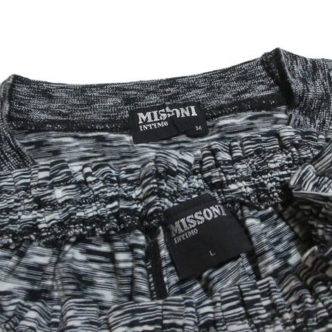 ミッソーニ MISSONI INTIMO 美品 セットアップ ルームウェア 7分袖 