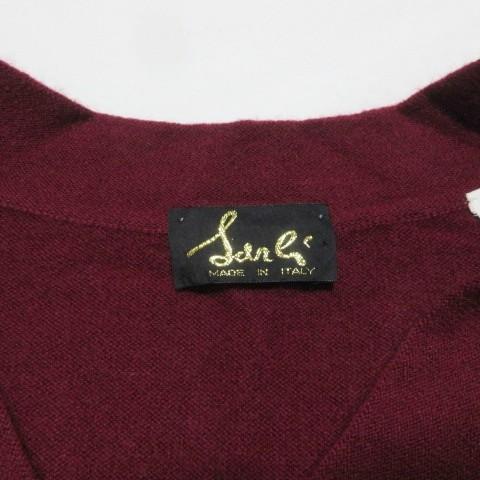 サルリ Sarli カシミヤニット セーター Vネック 長袖 厚手 イタリア製