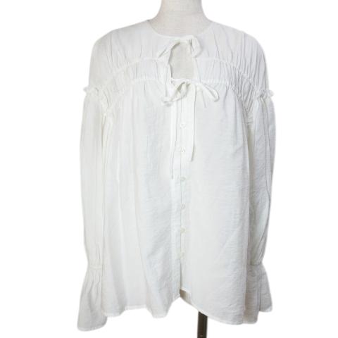 EMMEL REFINES（エメル リファインズ） 美品 25SS ギャザーリボン 