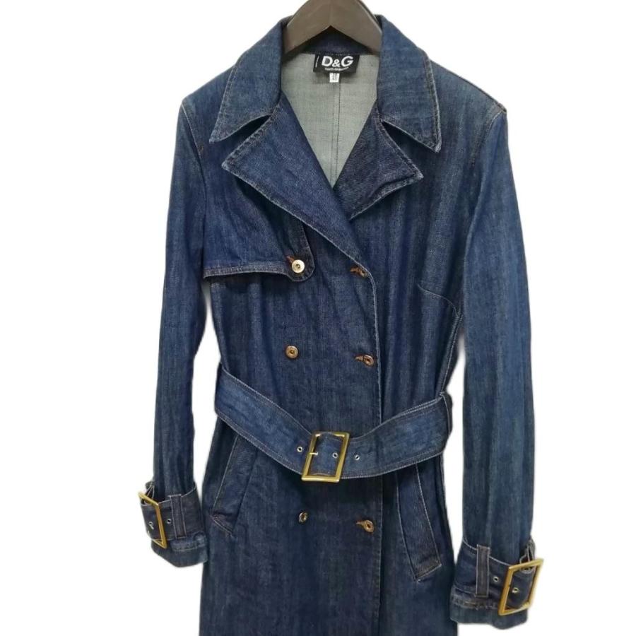 D&G ロゴデニムレアロングコート