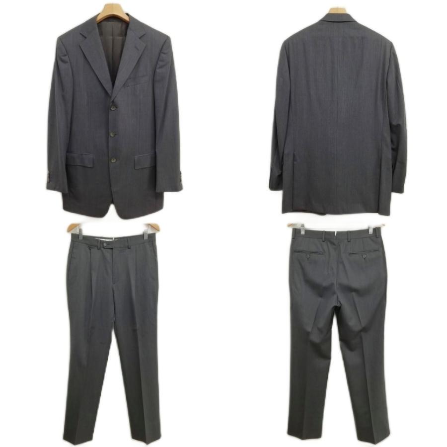 エルメネジルドゼニア Ermenegildo Zegna ストライプ シングル 3B