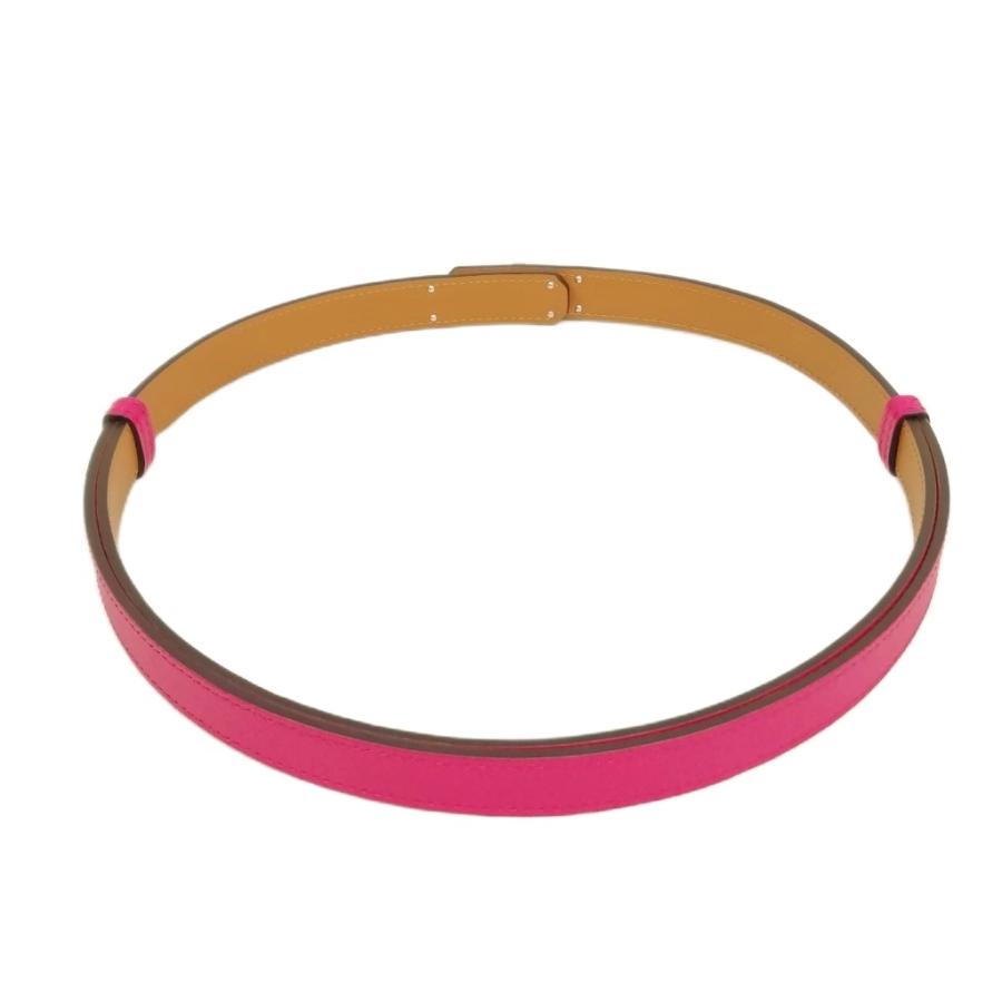 新品未使用　エルメス　ケリーベルト18 ゴールド シルバー金具　W刻印 HERMES ケリーベルト W刻印 HERMES - エルメス ケリー 18 ベルト W刻印