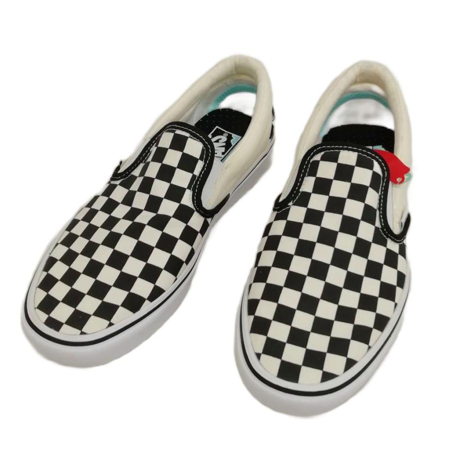 VANS（ヴァンズ） バンズ チェッカー スリッポン スニーカー comfu