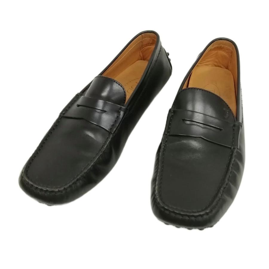 トッズ TOD'S レザー ドライビングシューズ スリッポン ローファー 8