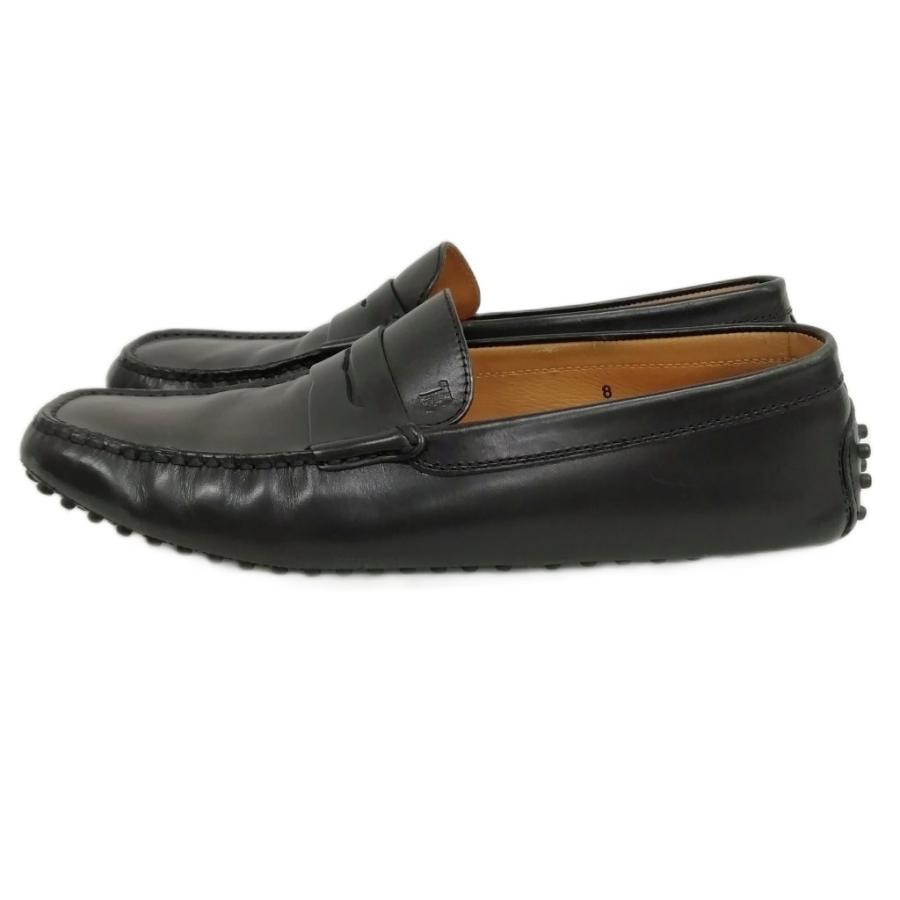 トッズ TOD'S レザー ドライビングシューズ スリッポン ローファー 8