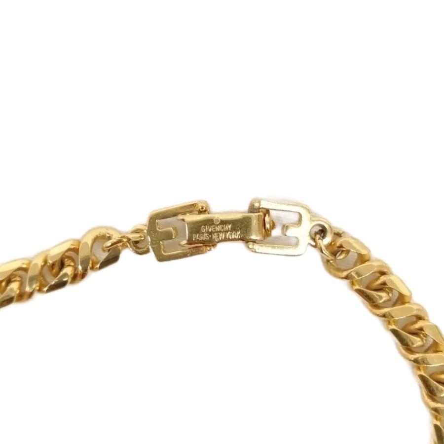 GIVENCHY ジバンシー　喜平チェーンブレスレット　ゴールドカラー　美品 ジバンシィ GIVENCHY ヴィンテージ 喜平 ブレスレット ゴールドカラー