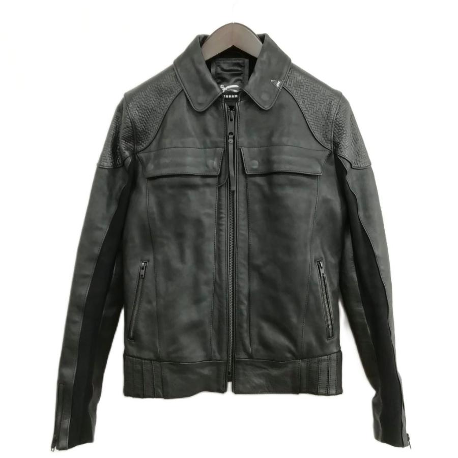 DENHAM レザージャケット MENS BIGI×DENHAM】コラボレザージャケット｜メンズファッション