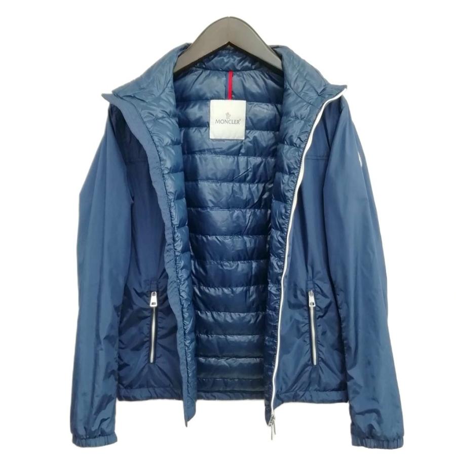 ＊訳あり＊MONCLER モンクレール　AURE 軽量ダウンジャケットネイビー0 ネイビーブルー Moncler Mayaショートダウンジャケット : ショート