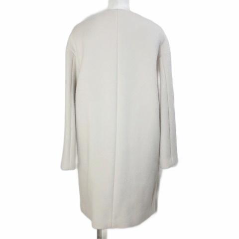 IENA】ラムウール ノーカラーコクーンコート イエナ IENA ノーカラー 