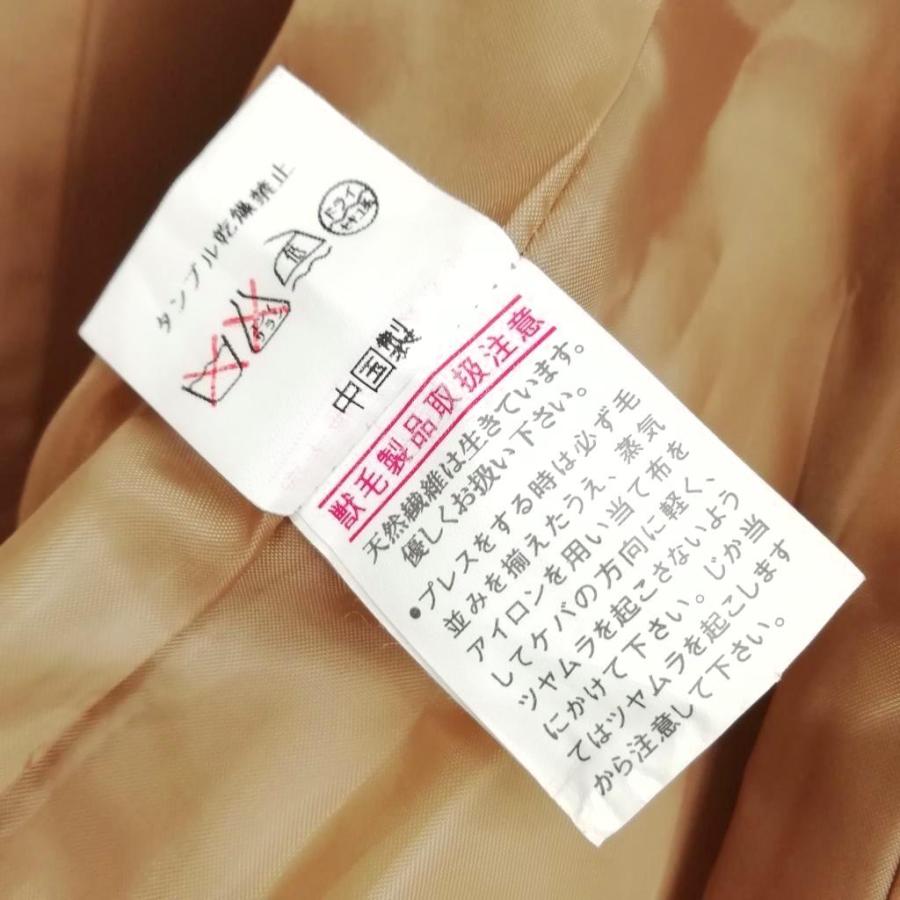 ロリッティ LORITTI カシミヤ ロング コート フォックスファー付 美品