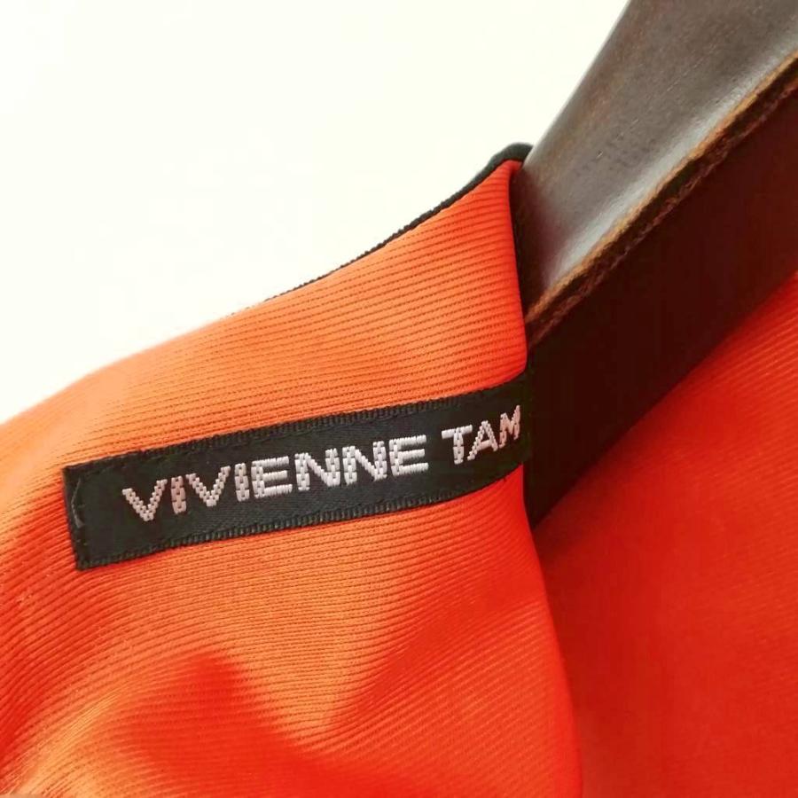 ヴィヴィアンタム VIVIENNE TAM 花柄 刺繍 パワーネット ロング