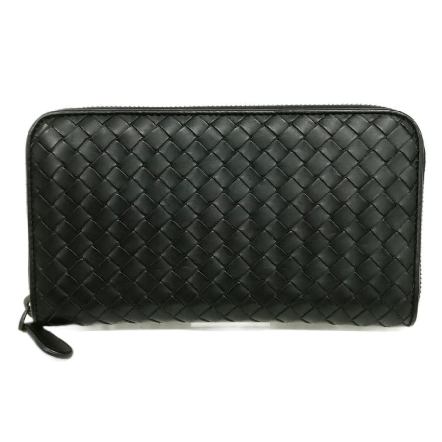 BOTTEGA VENETA 長財布 黒 ボッテガヴェネタ 長財布 v4651 美品 【公式通販】
