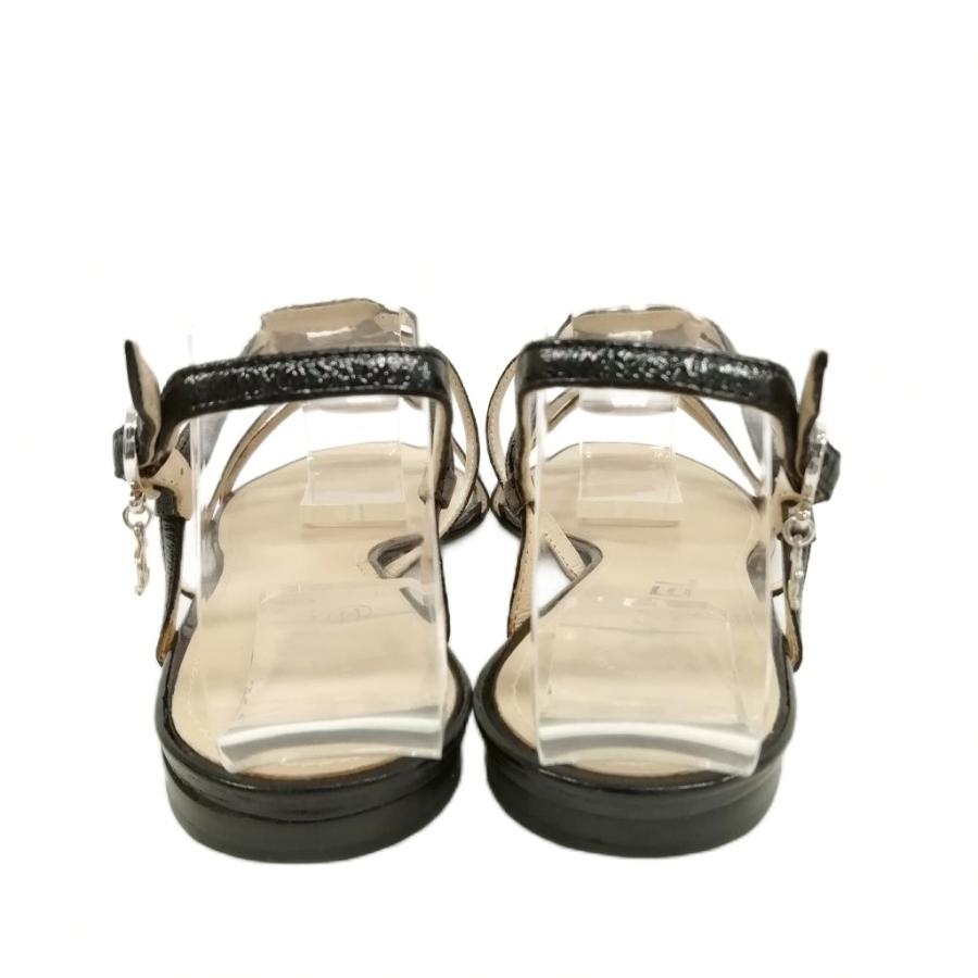 CHANEL（シャネル） ココマーク ロゴ ストラップ サンダル フラット