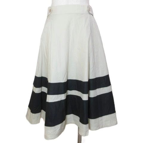 エムズグレイシー M'S GRACY フレアスカート LU-727381 ひざ丈 バイ