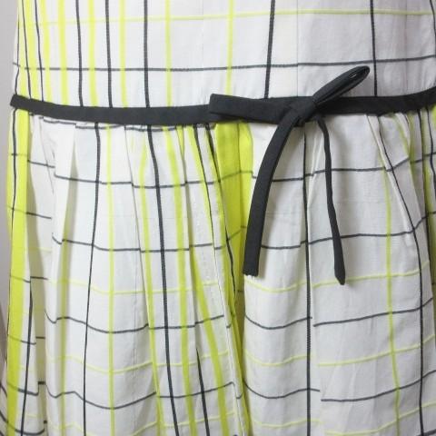 エムズグレイシー M'S GRACY ワンピース SW-421322 チェック ひざ丈