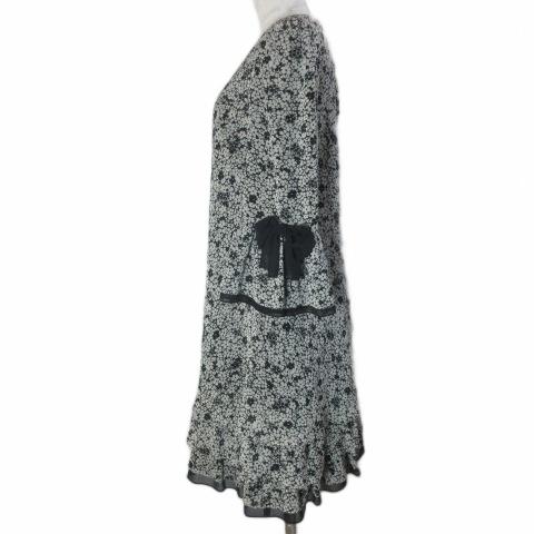 M'S GRACY エムズグレイシー 膝丈 ティアード ワンピース 40 エムズ