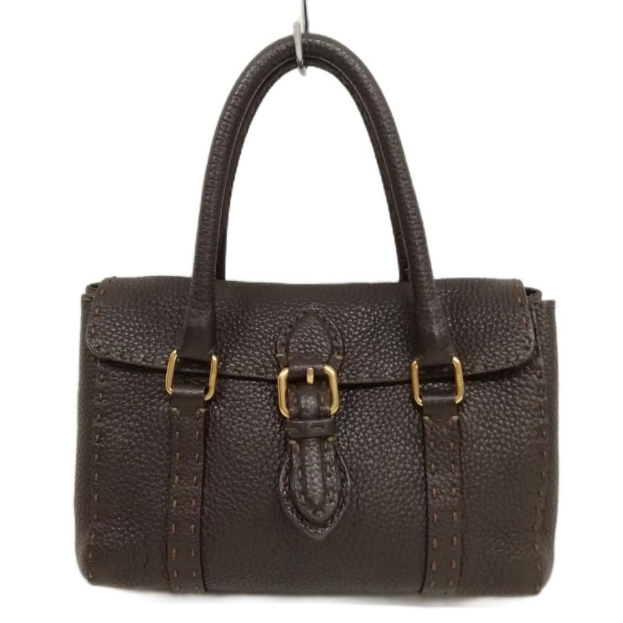 FENDI（フェンディ） セレリア ミニ リンダ ハンドバッグ レザー