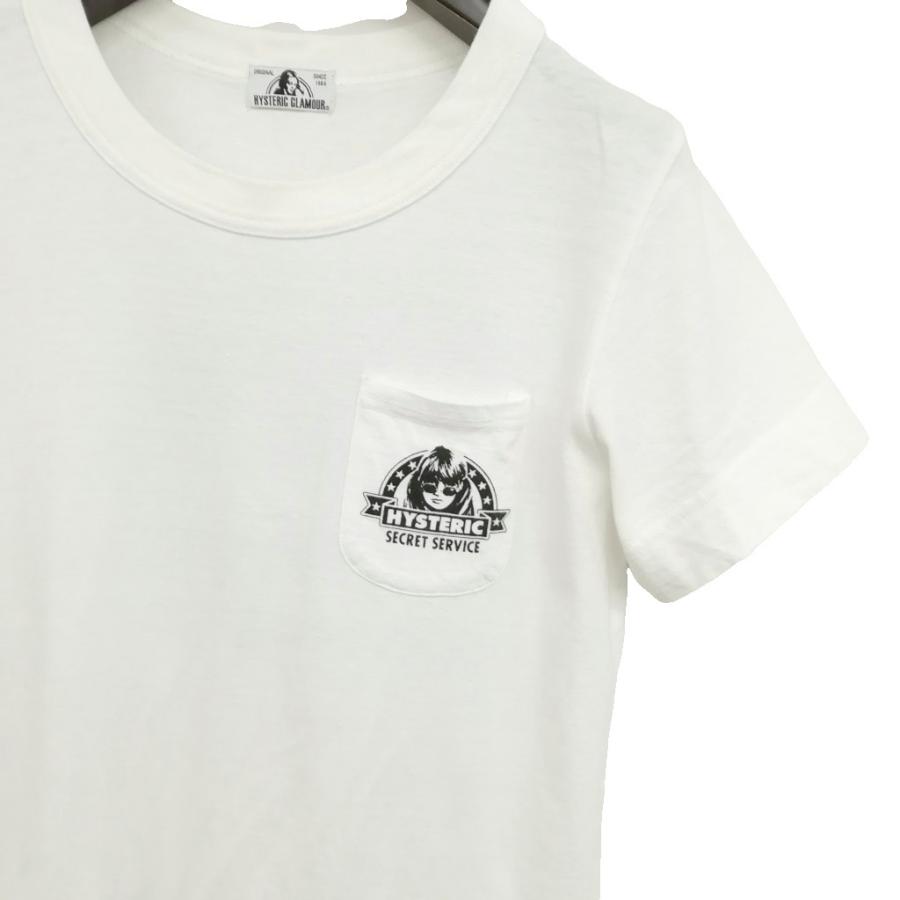 Hysteric Glamour ポロシャツ 半袖 ホワイト HYSTERIC GLAMOUR（ヒステリックグラマー）の「VIP CLUB pt ポロシャツ