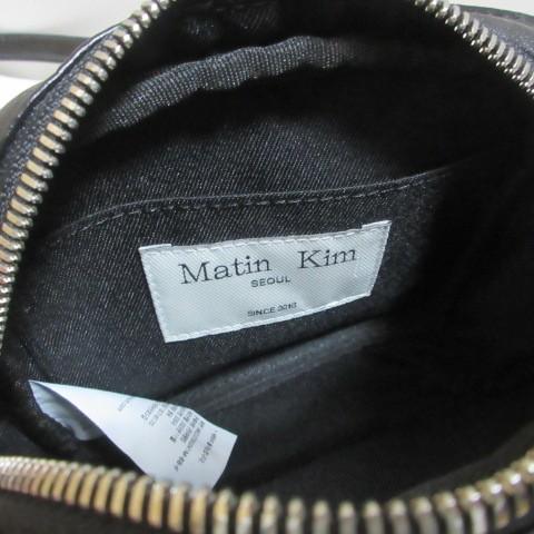 マーティンキム MATIN KIM 美品 スクエアミニショルダーバッグ 韓国
