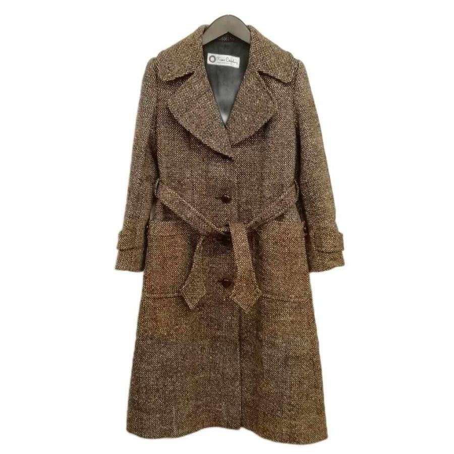 ピエールカルダン Pierre Cardin ツイード チェスターコート ロング 