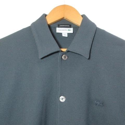 【美品/日本製】ラコステ エクスクルーシブエディション ポロシャツ 紺 L相当 LACOSTE - ラコステ ポロシャツ エクスクルーシブエディションの通販