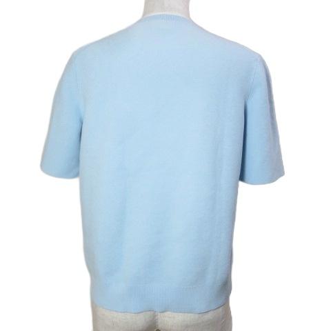 新品未使用 theory セオリー ジレ Sサイズ　水色 theory（セオリー） Theory WOOSTER CREPE KNIT LINKS LINKS TEE
