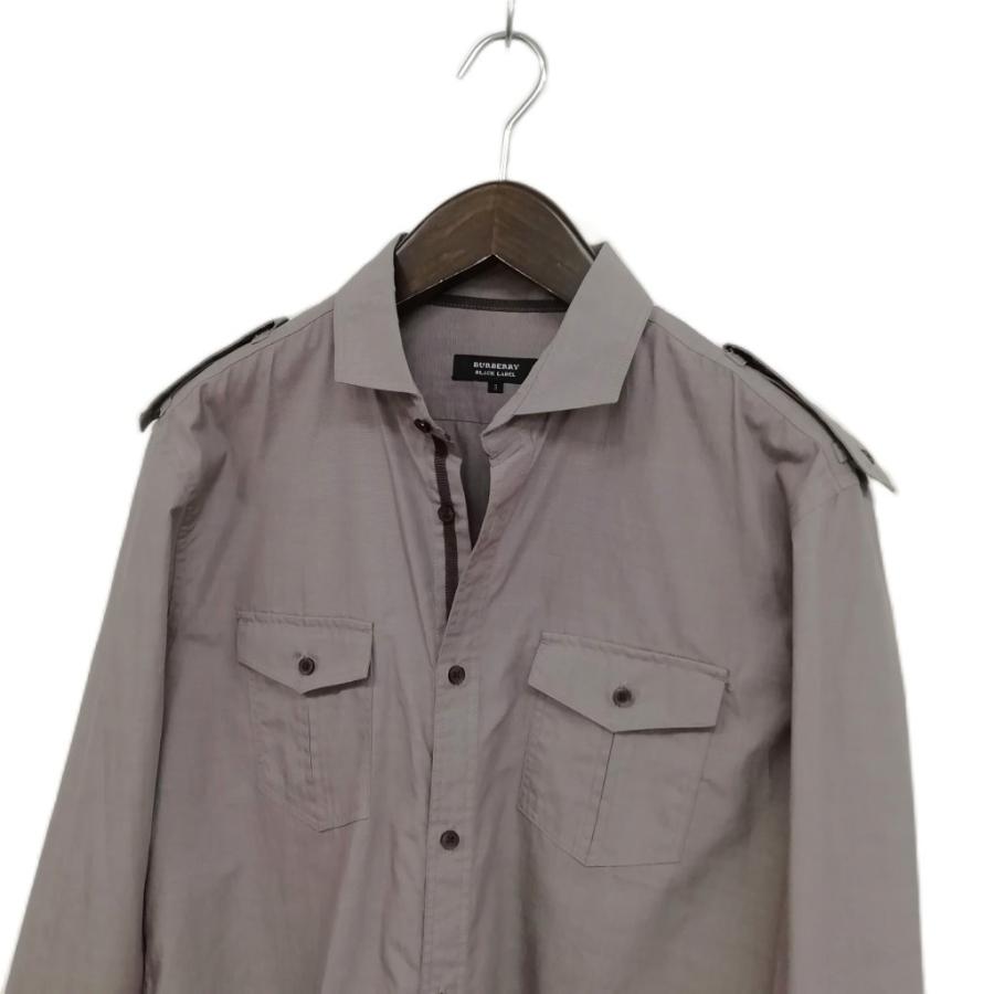 BURBERRY BLACK LABEL（バーバリーブラックレーベル） サファリ シャツ