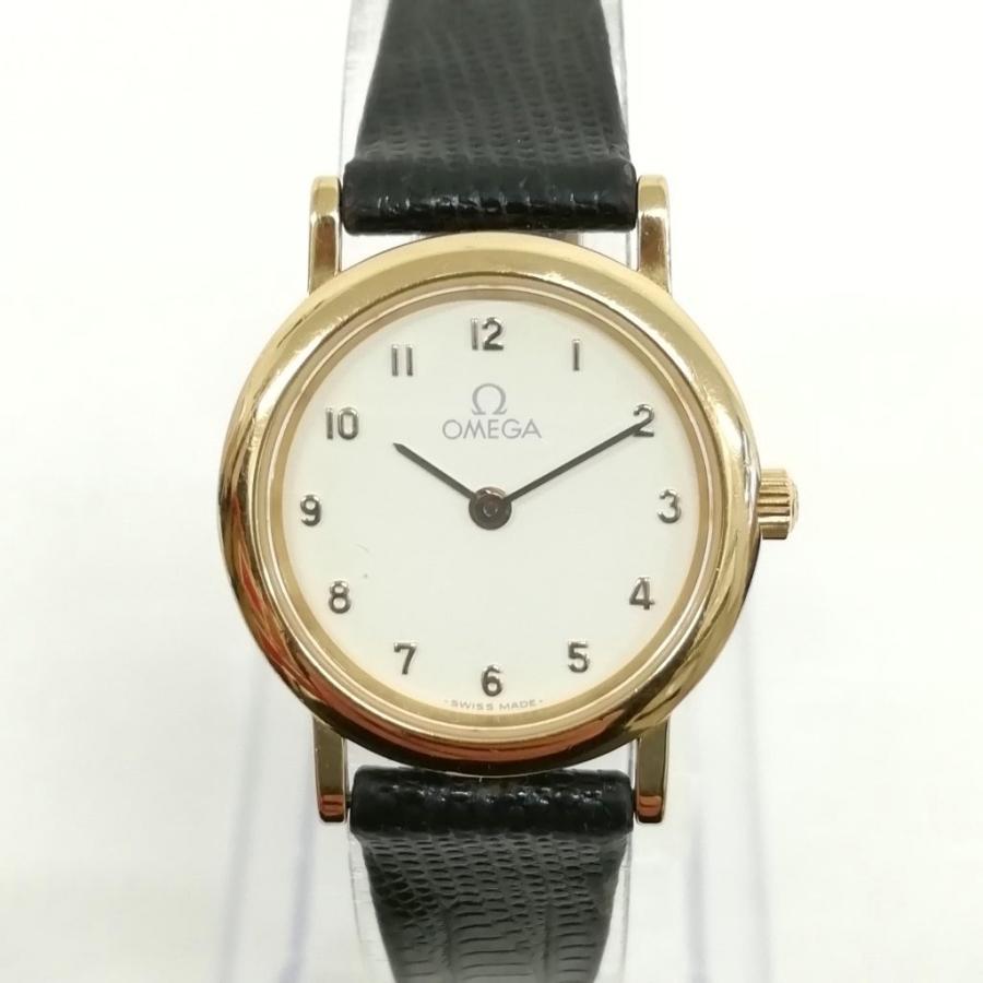 OMEGA（オメガ） OMEGA Deville デビル クオーツ 腕時計 レザーベルト