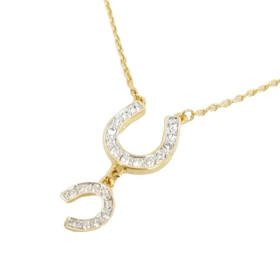 スワロフスキー SWAROVSKI 馬蹄 ホースシュー ペンダント ネックレス