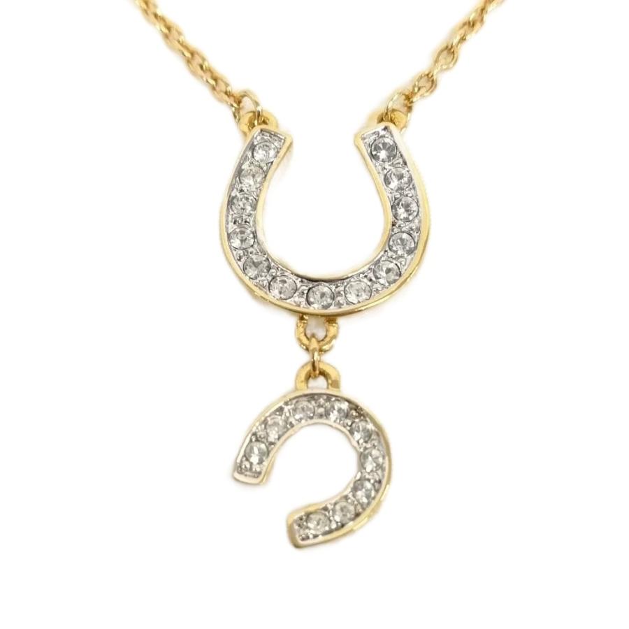 スワロフスキー SWAROVSKI 馬蹄 ホースシュー ペンダント ネックレス