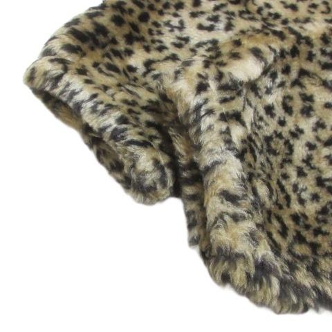 ANNA SUI（アナスイ） ボアジャケット エコファー ブルゾン レオパード 