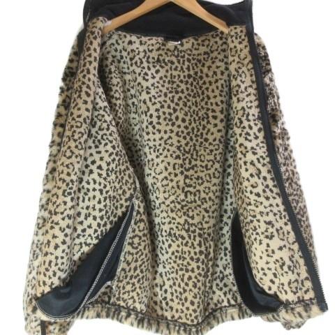 ANNA SUI（アナスイ） ボアジャケット エコファー ブルゾン レオパード 
